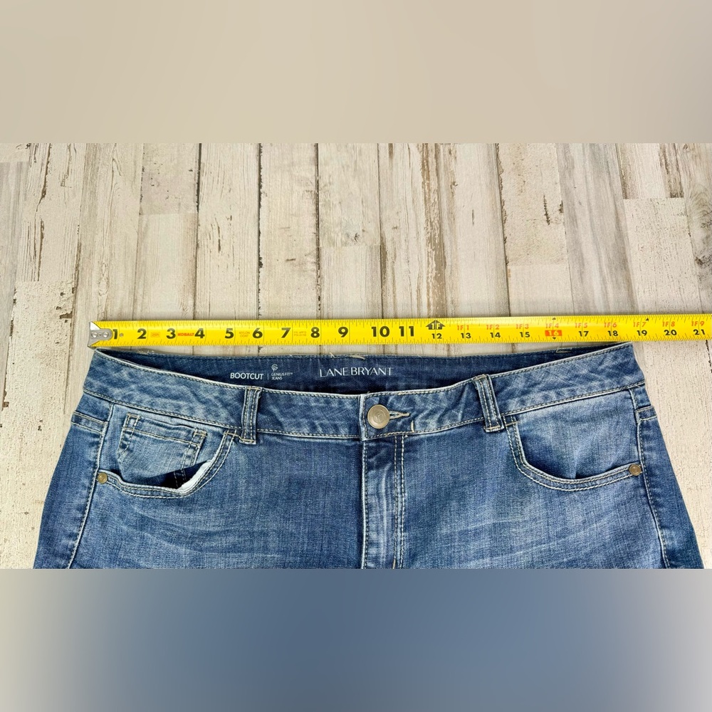 Lane Bryant Women’s Jeans Size 16R Boot Cut Genius Fit - Picture 5 of 10